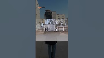Point clouds effect scanned by SLAM100 with backpack #mapping #shorts