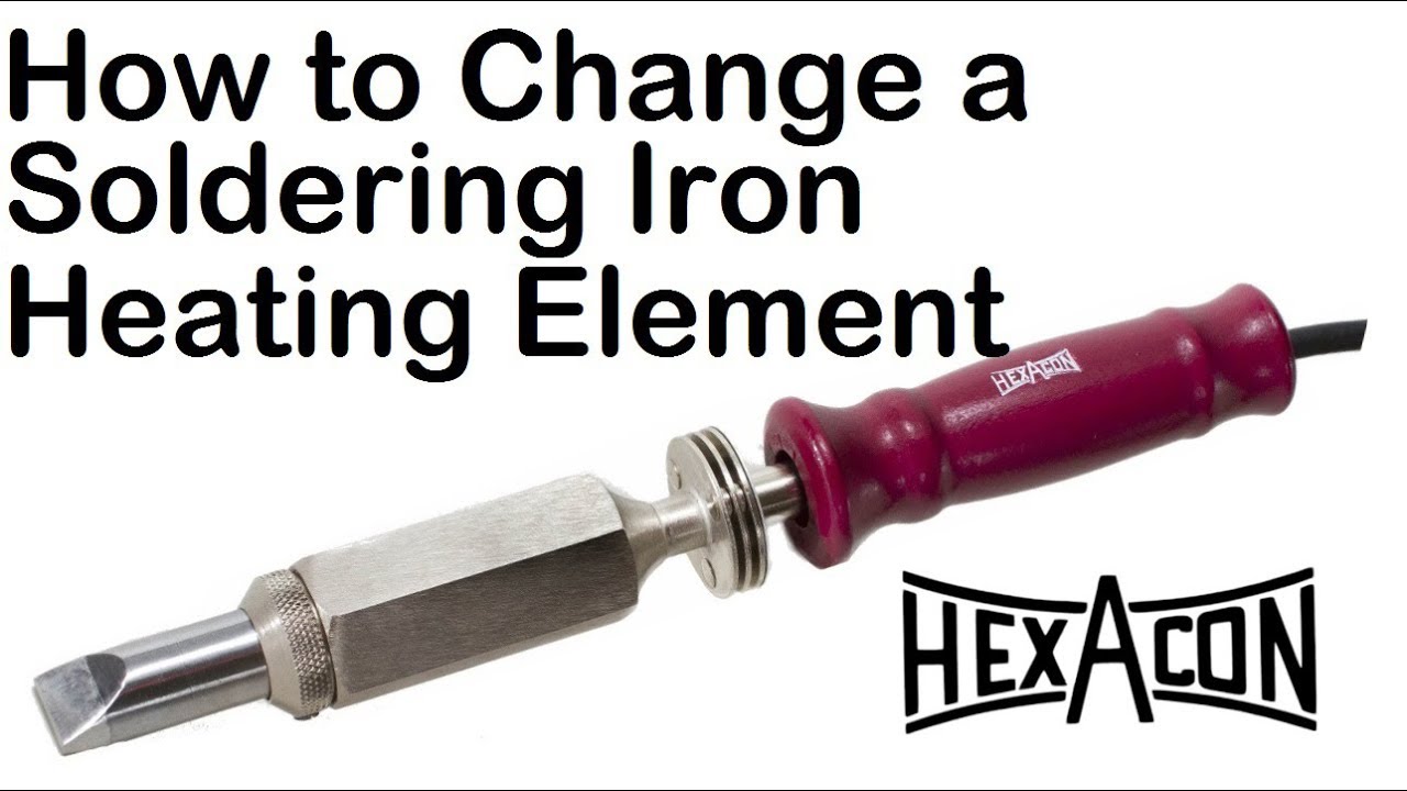 How to Change a Soldering Iron Heating Element YouTube