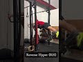 Use a reverse hyper, push legs back and squeeze glutes into a superman position.