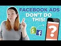 #1 Mistake with Shopify Facebook Ads | Quick Shopify Tips 2021