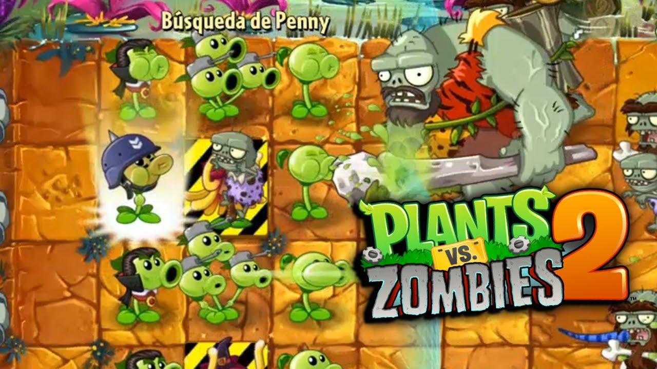 EQUIPO DE LANZAGUISANTES BASICOS - Plants vs Zombies 2 - YouTube