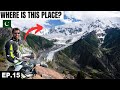 The hidden paradise in nagar valley in front of rakaposhi  ep15  north pakistan motorcycle tour