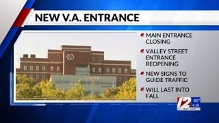 Entrance of VA Medical Center in Providence changes