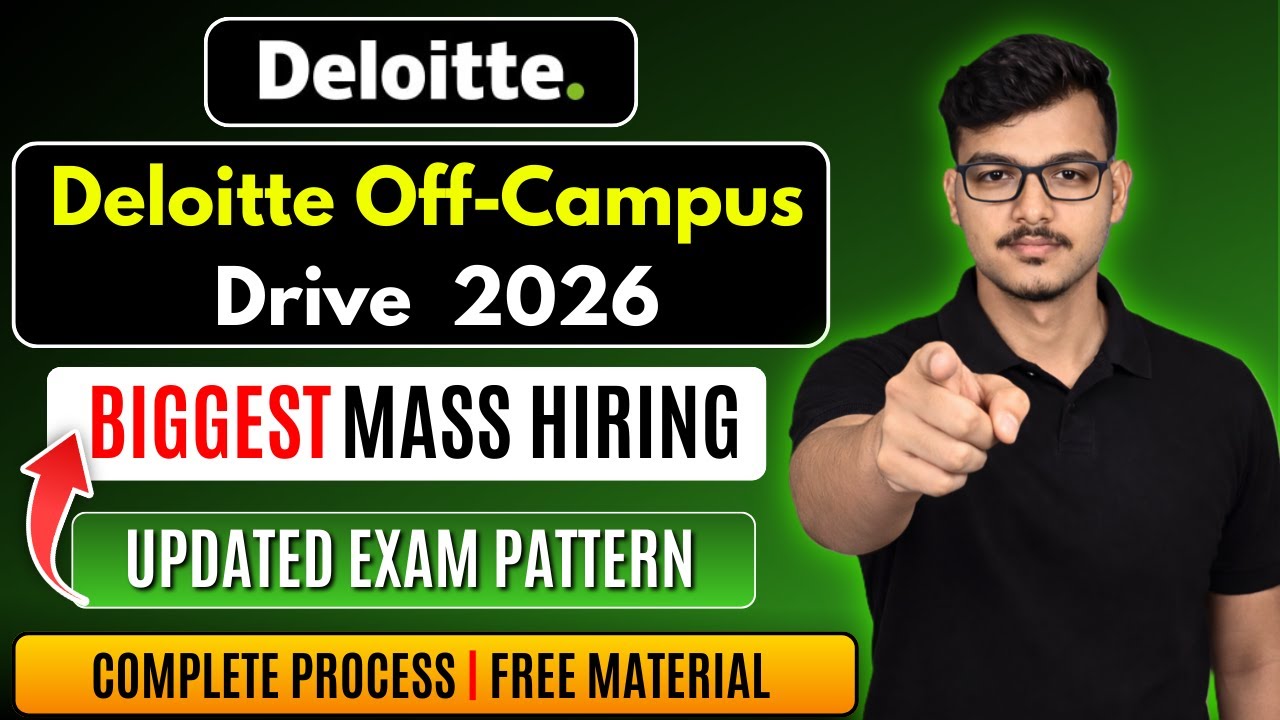 Deloitte NLA 2026 |  Deloitte off campus hiring |Deloitte hiring 2026 |Eligibility, Complete Process