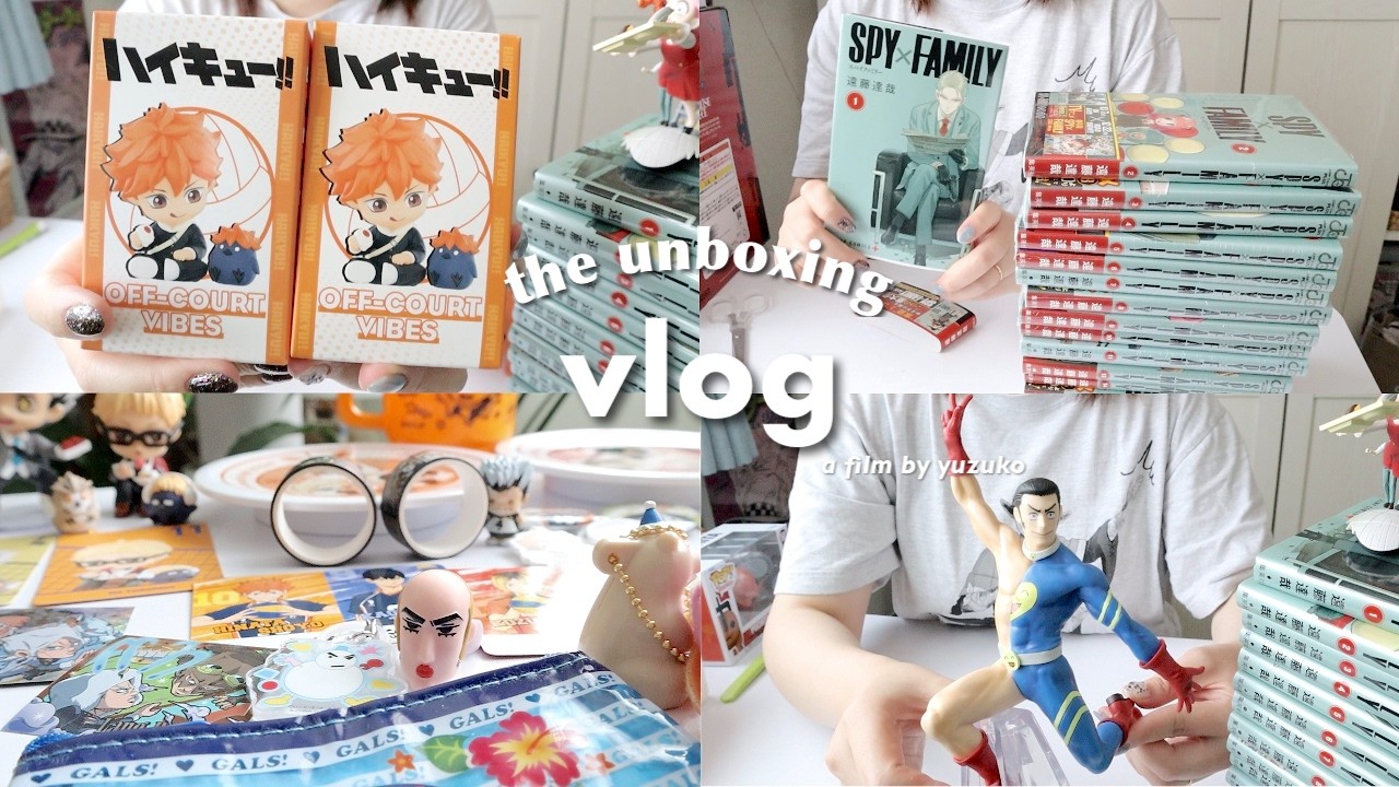 vlog｜2ヶ月分のグッズ開封祭🌈動画投稿再開します！！🪼 - YouTube