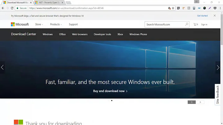 .NET Core installation using Visual Studio 2015 Community
