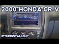 1997-2001 Honda cr-v radio removal