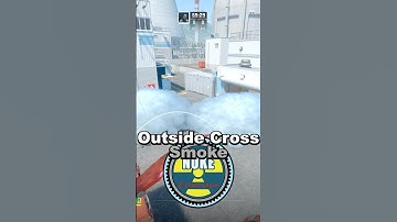 Nuke Outside Cross Smokes - CS2 Lineups #cs #cs2 #Nuke #cross #smoke #outside #top8 #bigh #TSide