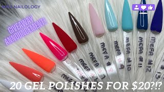 Unboxing The 23-Piece Mefa Gel Polish Set | GIVEAWAY ANNOUNCEMENT!