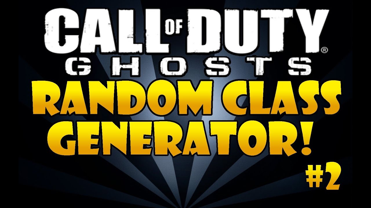Call Of Duty Ghosts: Random Class Generator #2!