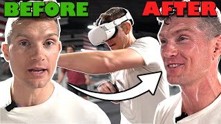 UFC Fighter Tries Virtual Reality Boxing! screenshot 3