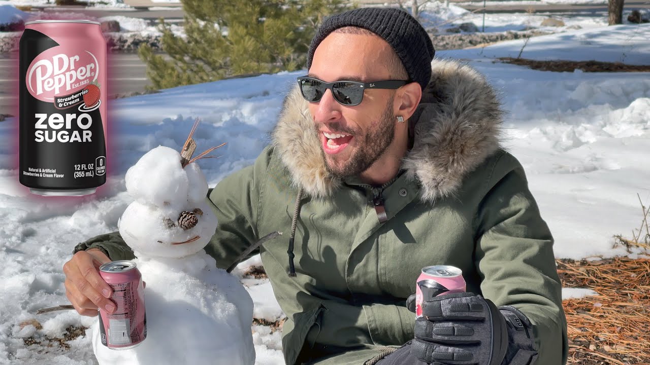 Dr. Pepper NEW Strawberries & Cream Zero Sugar Review | 4K HDR