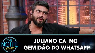 Henrique e Juliano caíram no gemidão do WhatsApp | The Noite (18/01/24)