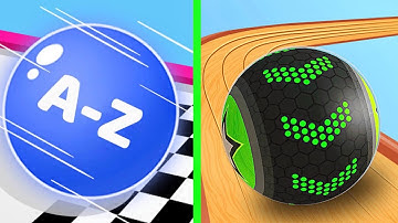 A-Z Runner vs Going Balls 🫣🟢Walkthrough Android iOS Mobile Gameplay AZG86