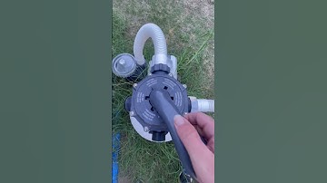 Backwashing Intex Sand Filter Pump In Less Than 60 Seconds #Intex #AboveGroundPool #SandFilterPump