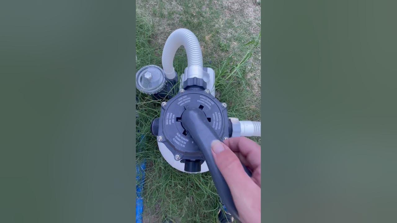 Backwashing Intex Sand Filter Pump In Less Than 60 Seconds Intex 