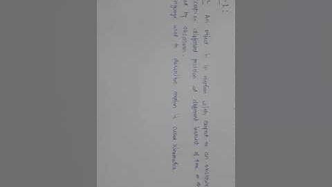 IGNOU B.Sc Video Explanation | BPHE 101| Elementary Mechanics | Chapter 1 Motion: An Introduction 1