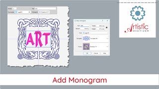 Add monogram