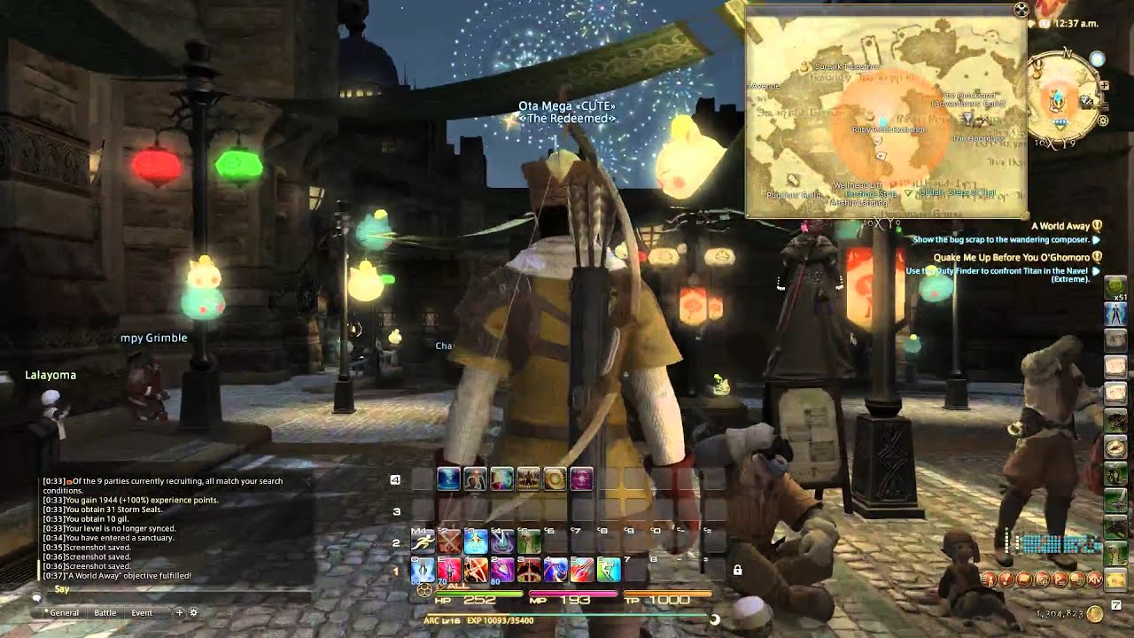 A World Away Seasonal Quest FFXIV YouTube