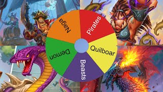 Wheel Of Tribes #4 - A Hearthstone Battlegrounds Challenge