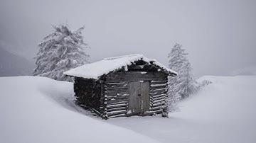 Trapped in a Deadly Snowstorm Blizzard | -42°C Snowstorm and wolves, I