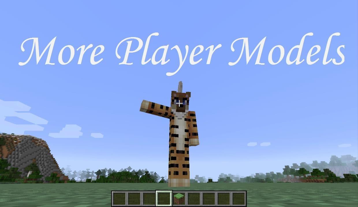 Minecraft: MORE PLAYER MODELS! (Funniest Mod EVER!)