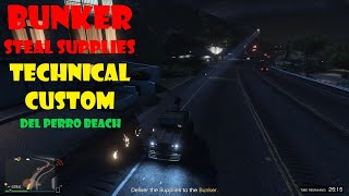 Technical Custom Del Perro Beach Bunker, Steal Supplies Mission Gta Online
