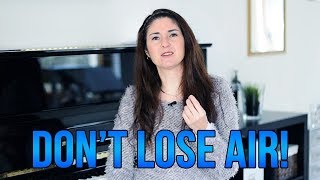 Don't Lose Air! How To Sing and Still Have Air...