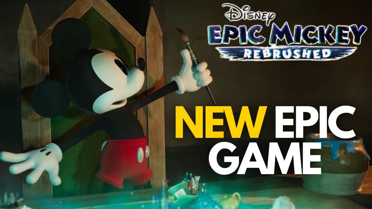 New EPIC Disney Game! Epic Mickey Rebrushed Trailer First Reaction ...