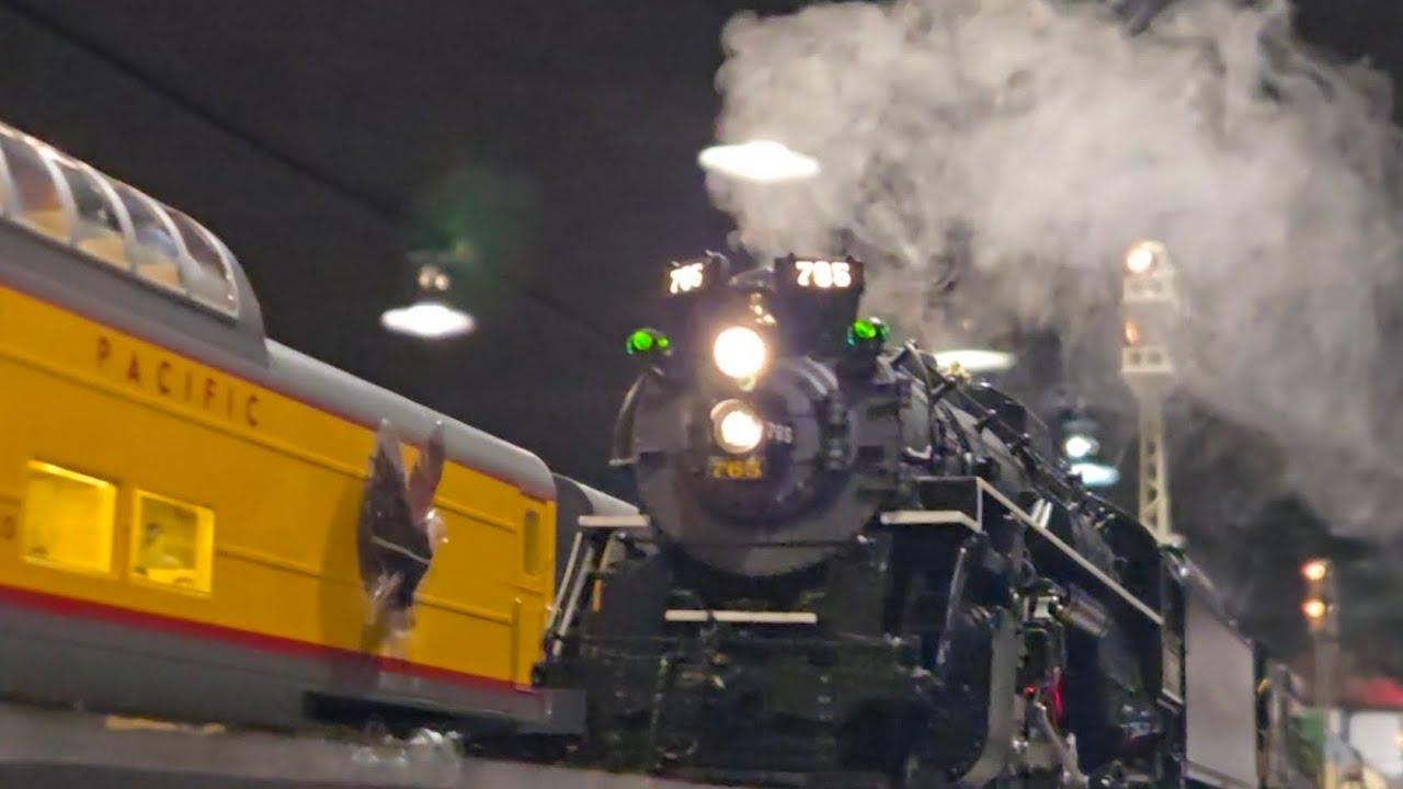 JUNE SPECTACULAR!! NKP 765 & UP 4014 at Corner Field Model