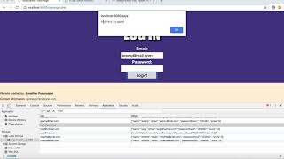 User login with JavaScript VALIDATION and ERROR message - jp