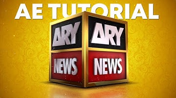 After Effects Tutorial | How To Create ARY News Logo Animation
