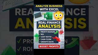 Excel Finance Analysis in 60 Seconds 📈 #Shorts