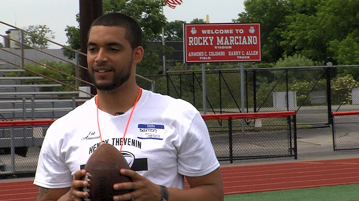 Darren Thellen at Henry Thevenin Football Clinic