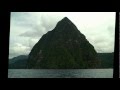 Pitons From the Water near Jalousie Plantation