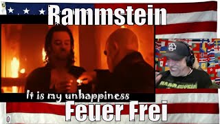 Rammstein - Feuer Frei (Official Video)(English Lyrics) - REACTION