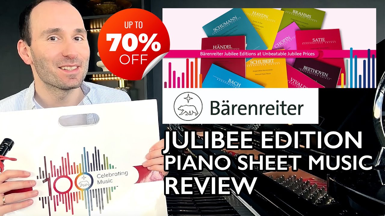 New! Barenreiter Julibee Edition Urtext Piano Books - 70% Discount | Review