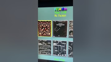 Operation of a 60 in 1 arcade game.