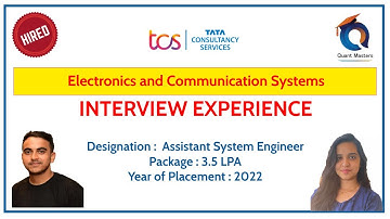 TCS Interview Experience - 2022 | Designation Assistant System Engineer