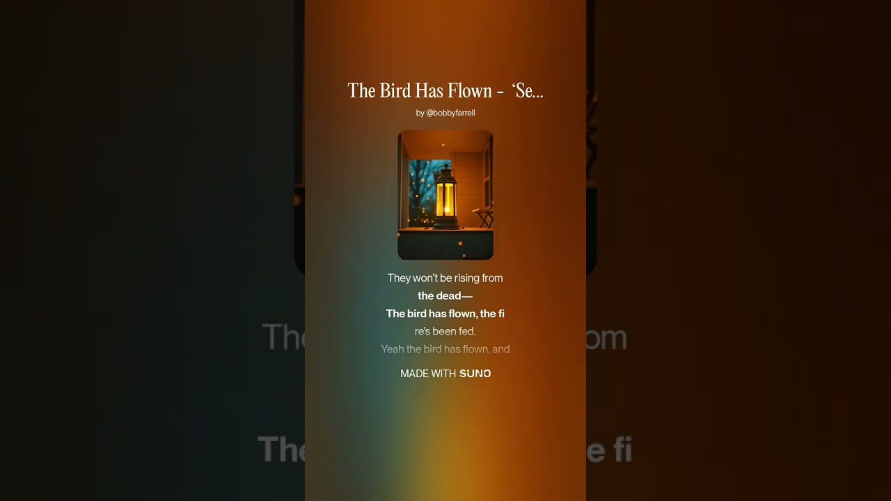 The Bird Has Flown - ‘  COUNTRY SOUTHERN GOTHIC - BRILLIANT!