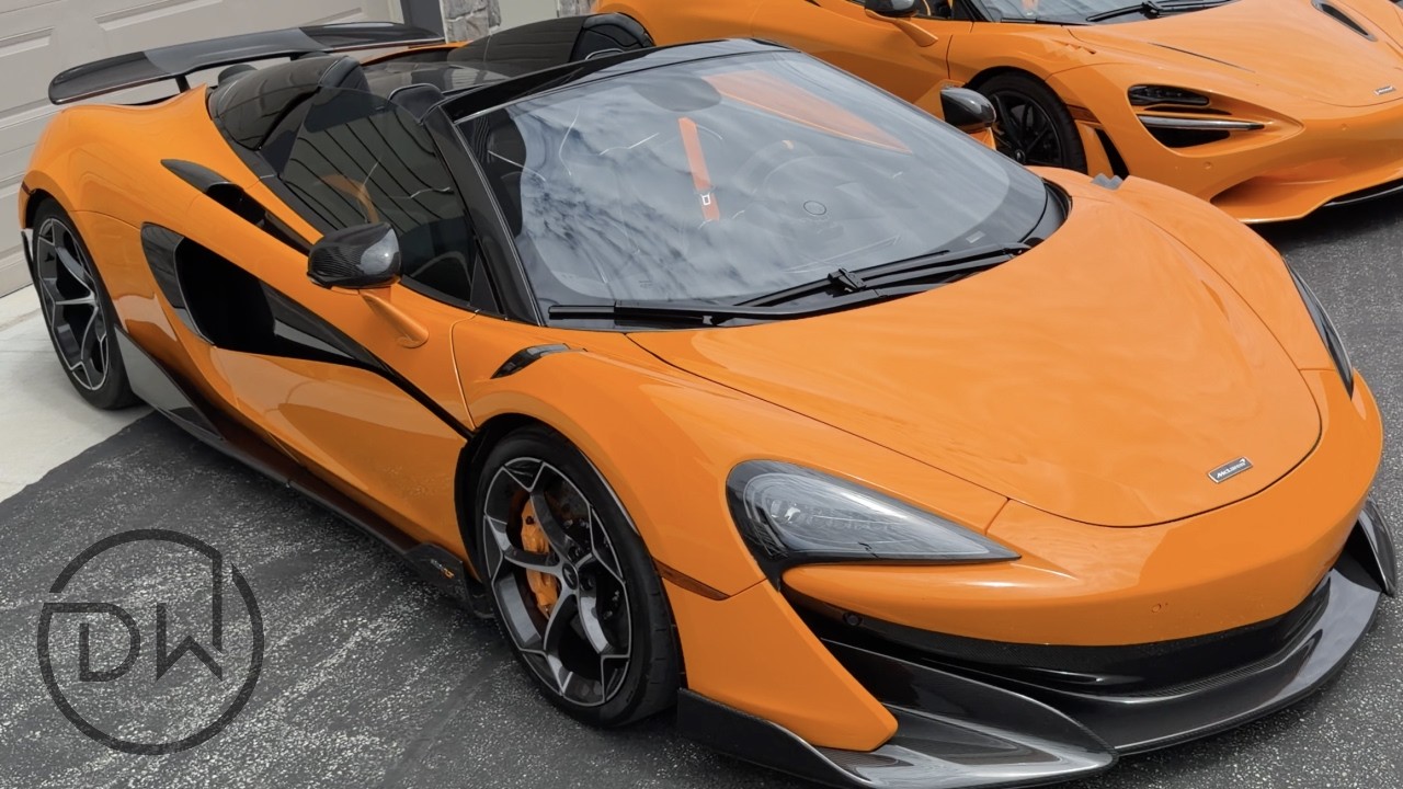 Myan Orange McLaren 600LT Spider - Walkaround [4K] - YouTube