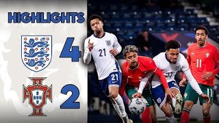 Scores Stunning Goal On First Start  England U21 Vs Portugal U21 42  Match Highlights