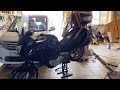 Replacing rear brakes on Honda Deauville nt700v | Замена задних тормозов Хонда Дювиль