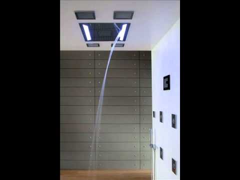 creative rain shower ideas with led lights youtube