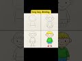easy boy drawing step by step#kidsdrawing #drawing #art