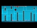 Playing geometry dash polargeist