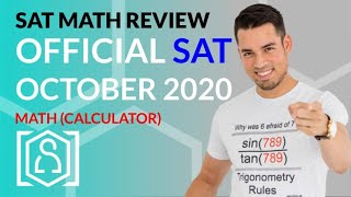 SAT Math: October 2020 OFFICIAL TEST Calculator (In Real Time)