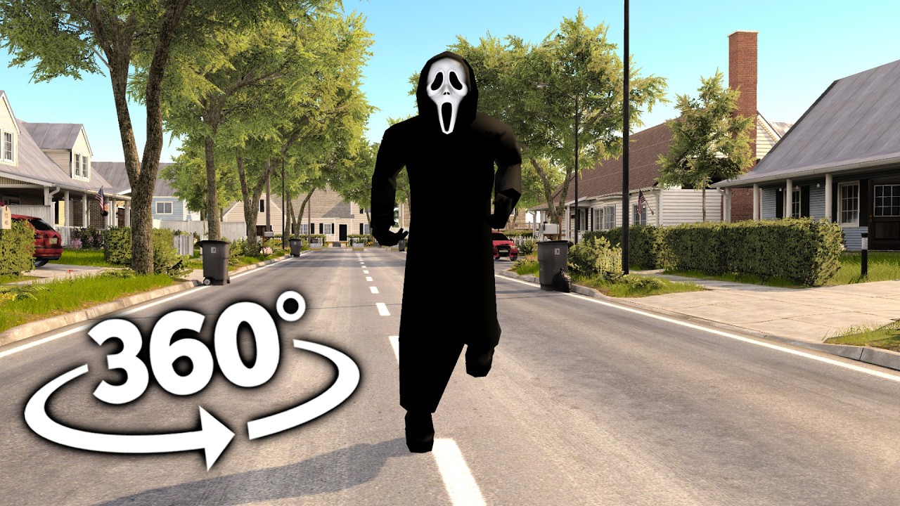 VR 360° Ghostface Killer HUNTS YOU!
