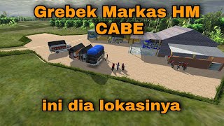 Markas hm cabe || lokasi terdekat menuju markas hm cabe || bussid V3.6.1