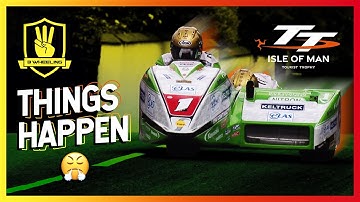 THINGS HAPPEN 😤 Dave Molyneux & Patrick Farrance in FULL FLIGHT at TT 2014 but then IT HAPPENS! 🇮🇲